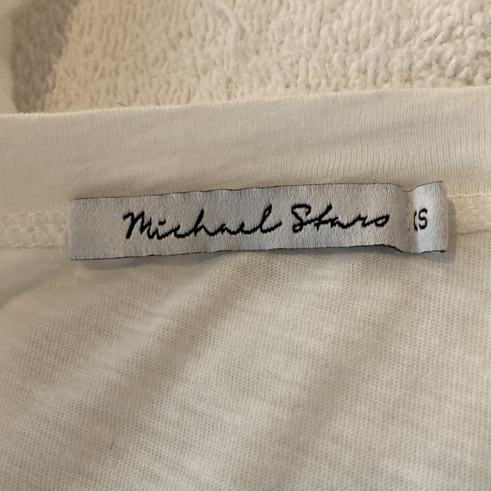 NWOT Michaels Stars short sleeve, white tee, size small - Picture 5 of 7